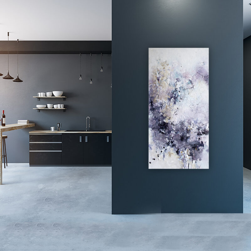 Abstrakt maleri med organiske former - Natures touch
